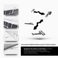 Balkonhalterung verstellbar