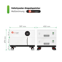 Felicity Stapelspeicher 10,24 kWh - Modular - FLS48100SG2