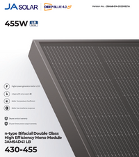 JA Solar 450W JAM54D41 LB bifazial full black